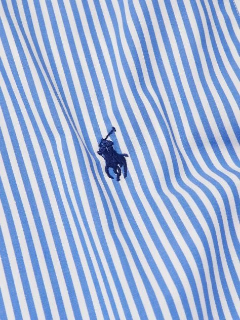 Ralph Lauren - Blauw/wit Gestreept Shirt
