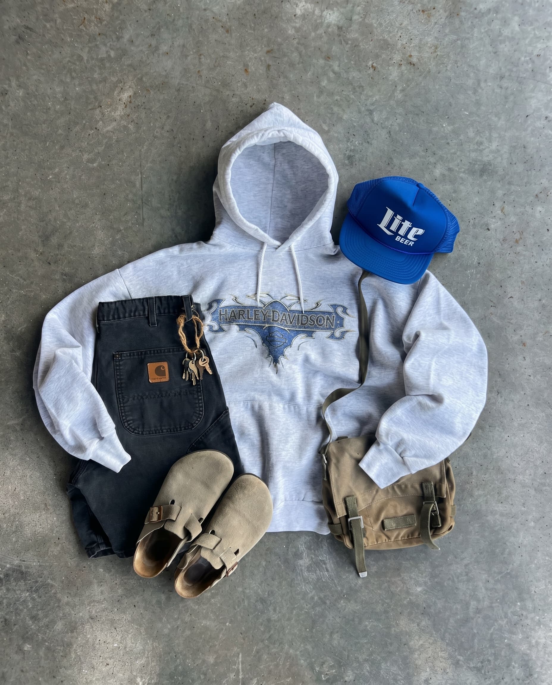 Premium Summer Vintage Mystery Hoodie / Half Zip