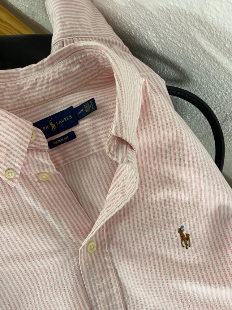 Ralph Lauren - Roze/Wit Gestreept Shirt