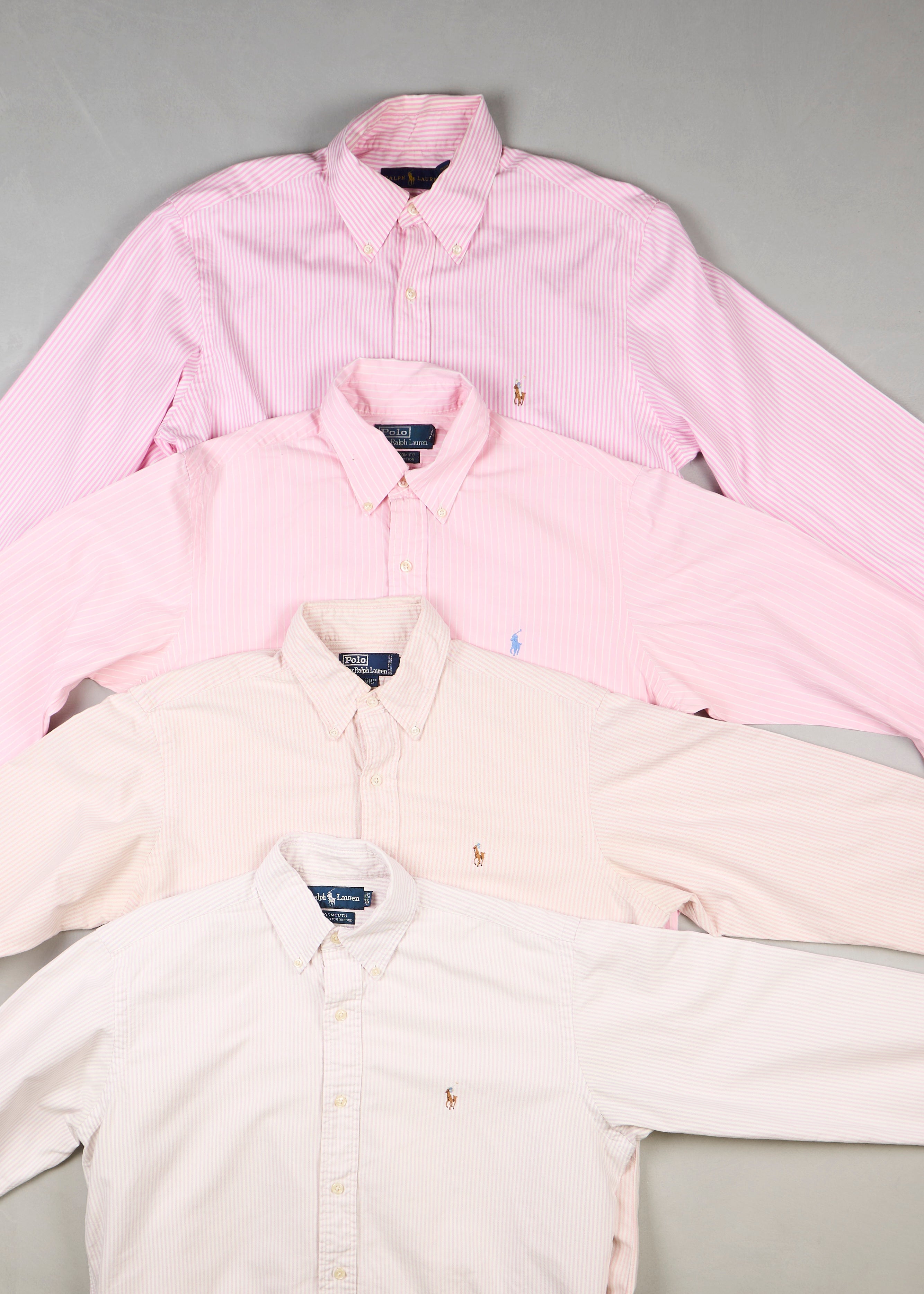 Ralph Lauren - Roze/Wit Gestreept Shirt