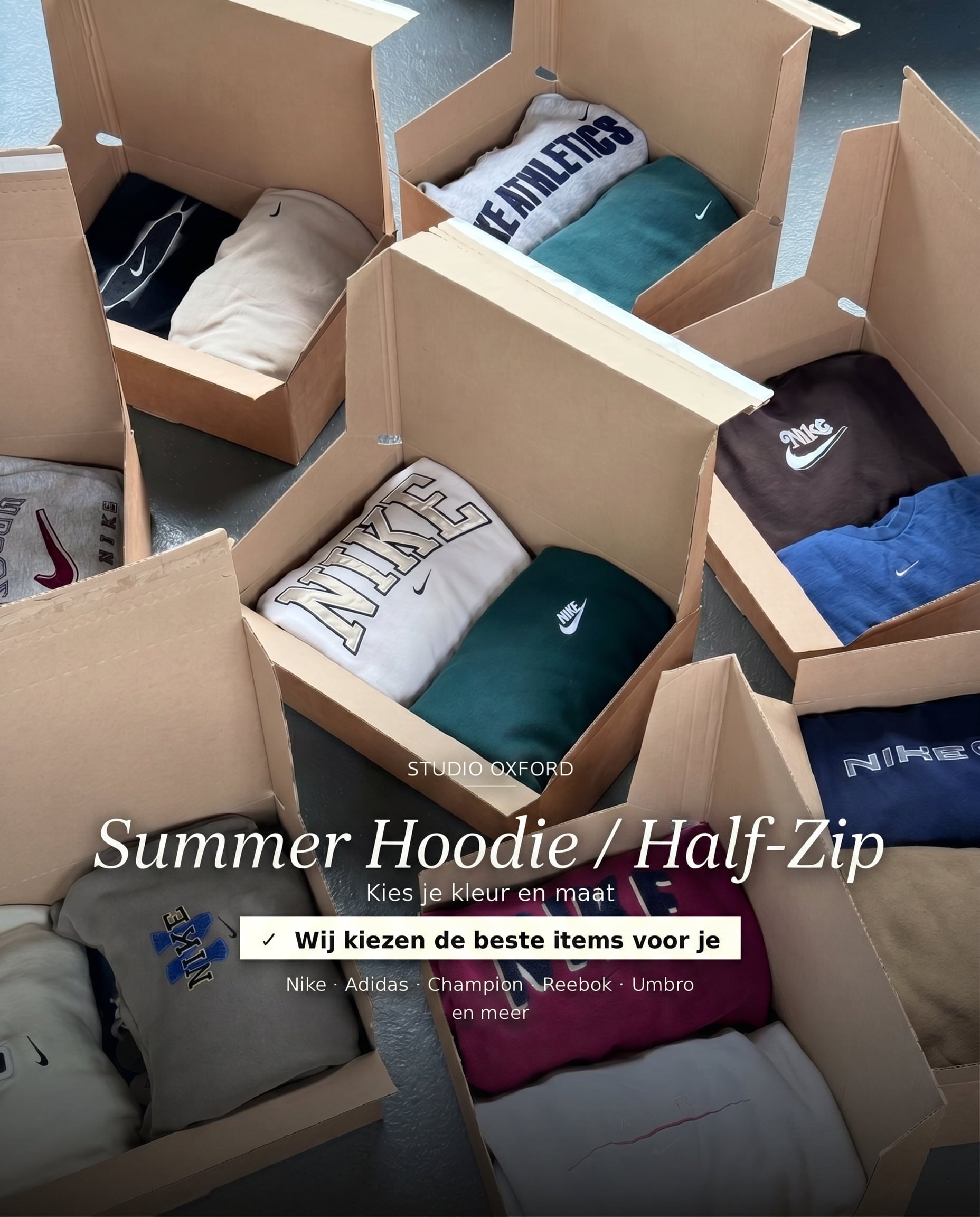 Premium Summer Vintage Mystery Hoodie / Half Zip